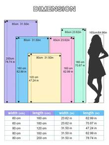 1pc Printed Carpet, Suitable For Bedroom, Hallway, Etc., Absorbent & Soft, Easy To Clean, Also Can Be Used As Kitchen Decor, Kitchen Mat, Faux Wool Material, Stain-Resistant, Indoor & Outdoor Use, Applicable For Entrance, Bedroom, Home Decor, Multiple Colors Available, Also Suitable For Living Room, Bedroom, Laundry Room, Machine Washable. - Multicolor - View 3