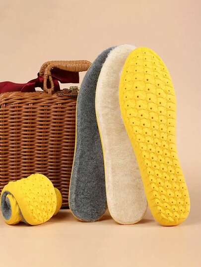 زوج من بطانات الأحذية العازلة للحرارة سميكة ناعمة ومريحة ودافئة، مناسبة للأحذية اليومية والشتوية والرياضية، للشتاء