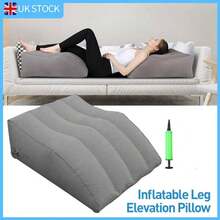 Leg Elevation Pillow, Inflatable Leg Rest Pillow For Elevating Leg, Elevating Leg Support Pillow For Bed, Leg Wedge Pillow For Reduces Back Pain & Improves Circulation - Default - View 2