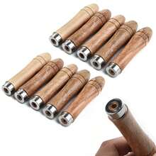 de Lima de madera, reemplazo de Collar de Metal fuerte para herramienta de artesanía de archivo, raspado de madera, pulido de carpintería, a prueba de óxido, 9cm, 10 piezas MDQY - 10 unidades - Ver 1