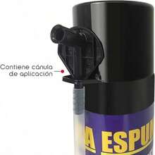 Espuma de poliuretano de 750 ml / 300 ml con boquilla de aplicación - Para rellenar, sellar, fijar, aislamiento térmico y acústico - Multiusos - Blanco - Ver 6