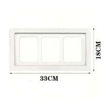 1pc Baby Handprint & Footprint Clay Frame Kit, Includes Black Clay, Imprint Paper, White Frame, Baby Keepsake Gift