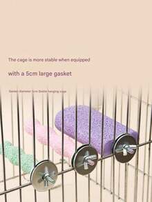 1 件装鹦鹉彩色打磨棒，带磨爪棒，宠物鸟笼立杆玩具，鸟笼配件，磨爪器，鸟类训练用品，栖木架，用于鹦鹉、画眉和牡丹鸟咬和磨喙和爪子，鸟类栖息架配件