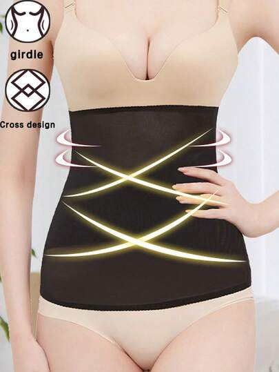 Taillentrainer Gürtel, ultra-dünner atmungsaktiver Taillenformer für Frauen, Postpartum Schlankheits-Körperformer