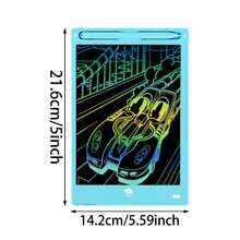 Tableta de escritura LCD de 8.5 pulgadas, pizarra electrónica para niños, pizarra para dibujar, pizarra para pintar, pizarra de juegos, pizarra de dibujo para niños, pizarra mágica para dibujar, bloc de dibujo, adecuado para juguetes de aprendizaje para niños - Multicolor - Ver 10