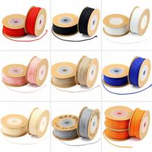 50m/Roll Colorful Elastic Jewelry Cord Nylon Material - DIY Bracelet Necklace Beaded Jewelry Braiding Cord, 1mm Thick - One Pack - View 14