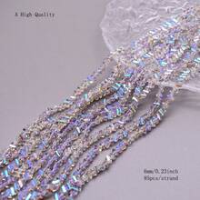 AAA High Quality 6mm Faceted Triangle Glass Beads Loose Spacer Glass Beads For Jewelry Making Bracelet Necklace DIY - 6mm Triangular Beads - View 6