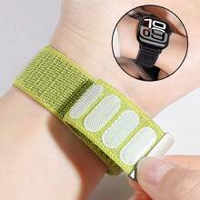 1pc Stretchy Nylon Braided Strap Compatible With Apple Watch Band Women/Men 40mm 42mm 41mm 38mm 44mm 46mm 45mm 49mm,Elastic Fabric Sport Solo Loop Bracelet Wristband Compatible With IWatch Bands Series 10/9/8/7/6 5/4/3/SE/2nd Generation/Ultra/2 Smartwatch Accessories