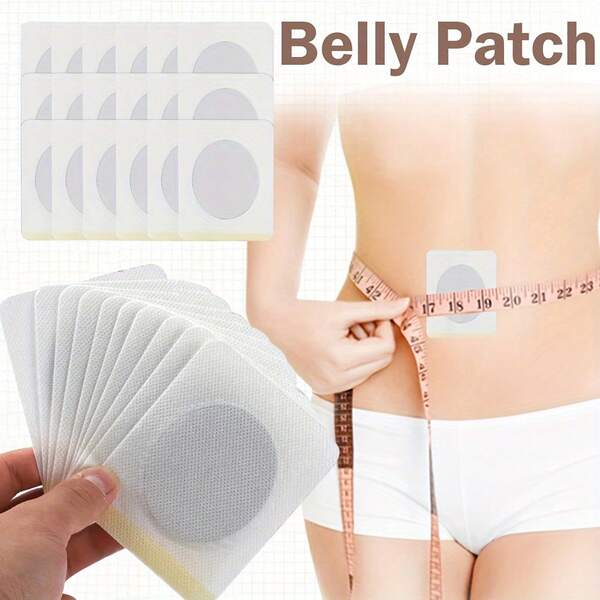 6/12/24/60pcs Natural Herbal Abdominal Patches, Whole Body Applicable, No Electricity Or Battery Required, Breathable, Suitable For Summer Use, Cool And Comfortable