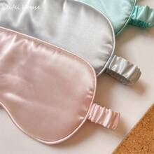 定制眼罩，个性化缎面眼罩，印有姓名，适合睡眠、生日派对、睡眠礼物、结婚纪念日、定制字母组合、单人派对礼物，成人和儿童 - 彩色 - 查看 4