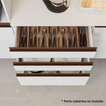 KIT Cocina Integral Modular Madesa Reims 60cm Color Blanco - Blanco - Ver 10