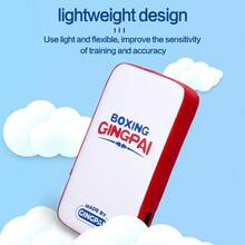 GINGPAI Youth Boxing Punching Kicking Pads, Muay Thai Leg Targets, Taekwondo Kick Pads, MMA Training Equipment, Home Sparring Reaction Leg Shields - Multicolor - View 9