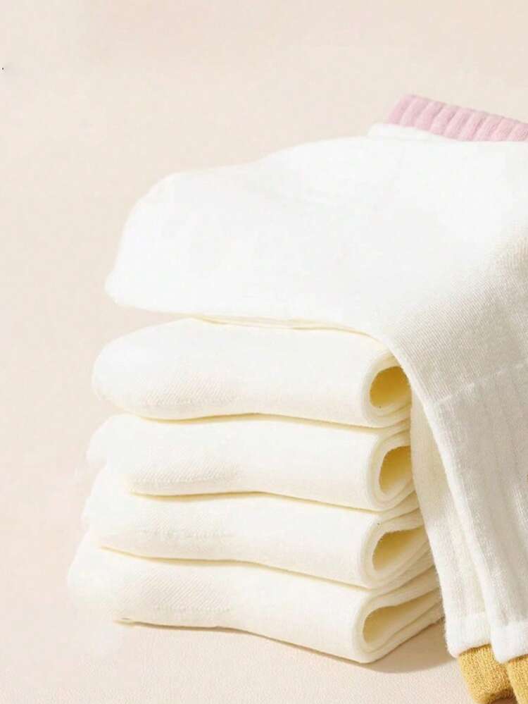 1/6 双随机白色女袜春秋中筒透气运动袜ins街头潮流长筒袜可爱适合日常穿秋季 - 彩色 - 查看 3