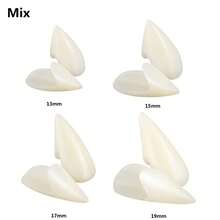 Set Of 8 Vampire Teeth 4 Size Halloween Cosplay Fangs Fake Teeth Halloween Party Cosplay Dentures Prop