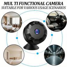 1pc Indoor Remote Hidden Camera, Wireless Indoor Camera, Suitable For Family WiFi Pet Camera, Mobile Phone Video Surveillance Camera, Baby/Pet Camera, Smart Phone Application, House Camera, 2.4 GHz WiFi Wireless Camera, Continuous Recording, Nanny Room Camera, Suitable For Bedroom, Wireless Home Monitoring System, With AI Motion Detection, Two-Way Call, Night Vision, Alarm, Compatible With Alexa. Holiday Gifts.