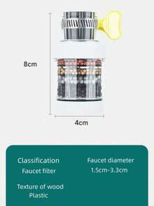 Detachable Multipurpose Kitchen Faucet Filter With Splash-Proof Extender Nozzle, Universal Interface, Household Water Purifier Kitchen Items Kitchen Accessories Kitchen Tools - Army Green - View 17