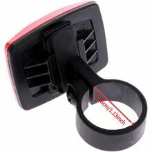 (عبوة من 2/4) أضواء تحذيرية خلفية لدراجة هوائية/جبلية أمامية وخلفية، عاكسات أمامية وخلفية، بدون بطاريات مضمّنة