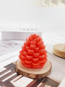 1pc Pine Cone Shaped Scented Candle, Fragrant Candle, Gift, Holiday Candle, Scented Even Unlit, Decor For Study Or Living Room, Holiday Gift, Creative Decor, Photography Prop Home Decor Christmas Decorations Room Decor Christmas, Christmas Gifts - Multicolor - View 16
