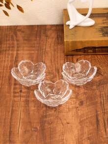 1 Cái/1 Bộ Đế nến thủy tinh hình hoa anh đào, Đế nến Art Deco, Chân nến để bàn trong suốt, Dùng để trang trí nhà cửa, Phòng khách, Phòng ăn, Trang trí ngày lễ, Trang trí bàn tiệc cưới, Đế nến - Nhiều màu - Xem 5