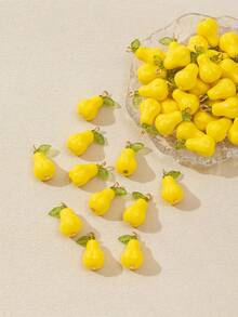 10-50pcs 3D Lemon Resin Jewelry DIY Pendant Accessories