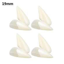 Set Of 8 Vampire Teeth 4 Size Halloween Cosplay Fangs Fake Teeth Halloween Party Cosplay Dentures Prop