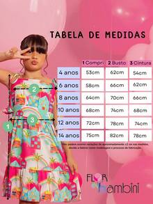 Children's Dress For Girls Party Luxury Colorful Diva Blogueirinha Print - Màu Hồng Tươi - Xem 2