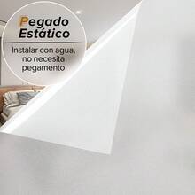 KingnetStore – Privacy Window Film – Transparent Film Without Adhesive, Static Cling, UV-Resistant, Decorative, Opaque, For Windows In Bathroom, Kitchen, Office, Bedroom – Width 140 Cm - Ancho 140cm - 查看 5