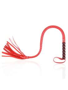 Látigo de caballo profesional de 95 cm - Mango de piel de PU suave, látigo, látigo de serpiente, látigo de entrenamiento, fusta tejida a mano, reutilizable, adecuado para entrenamiento, práctica y juegos al aire libre - Accesorio de equitación duradero, fácil de usar y portátil