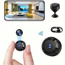 1pc Indoor Remote Hidden Camera, Wireless Indoor Camera, Suitable For Family WiFi Pet Camera, Mobile Phone Video Surveillance Camera, Baby/Pet Camera, Smart Phone Application, House Camera, 2.4 GHz WiFi Wireless Camera, Continuous Recording, Nanny Room Camera, Suitable For Bedroom, Wireless Home Monitoring System, With AI Motion Detection, Two-Way Call, Night Vision, Alarm, Compatible With Alexa. Holiday Gifts.