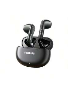 PHILIPS TAT1199 Clear Voice, Noise Reduction, Ultra-Fast Charging, Long Battery Life, Waterproof And Sweatproof For Outdoor Sports, Fast Transmission, Strong Anti-Interference Ability, Black - Black - View 1