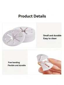 7 Piezas de Clips Organizadores de Calcetines de PVC, Soportes de Almacenamiento de Calcetines Multifuncionales, Pinzas para Calcetines de Pie Libre para una Fácil Organización de la Ropa, Ideal para Cajones, Armarios y Lavadoras, Tendederos