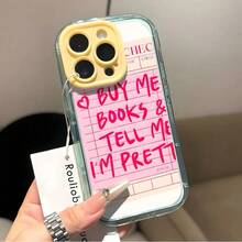 Funda rosa estilo femenino, transparente, con diseño de collage, compatible con phone 16 y 15 Pro Plus (L238). Funda rígida color caramelo, resistente a golpes, impermeable y a prueba de caídas. Diseño texturizado, estilo vintage. - Azul - Ver 3