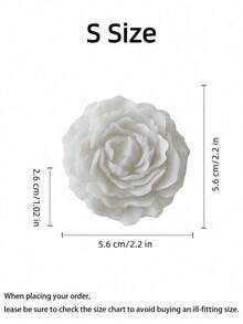 شمعة عطرية على شكل زهرة البيونيا ثلاثية الأبعاد، متوفرة بحجمين صغير/متوسط، رائحة منعشة + وظيفة ديكورية، مناسبة لديكور حفل الزفاف، هدايا عيد الحب واستخدام يومي في الغرف، مع رائحة زهرية طازجة طويلة الأمد، هدايا للنساء، هدايا، شموع معطرة، شموع