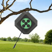 Cubic Archery Training Target, Target For Hunting Shooting Indoor Outdoor, Arrow Shooting Target For Use At Archery Ranges, Outdoor Events, And Home Practice, 23*23*23cm - Black+Green - View 2