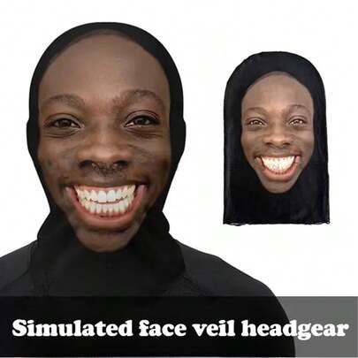 3D Funny Mesh Mask, Headgear Parody Party Mask, Facial Performance Props, Perfect Gift For Christmas And Halloween