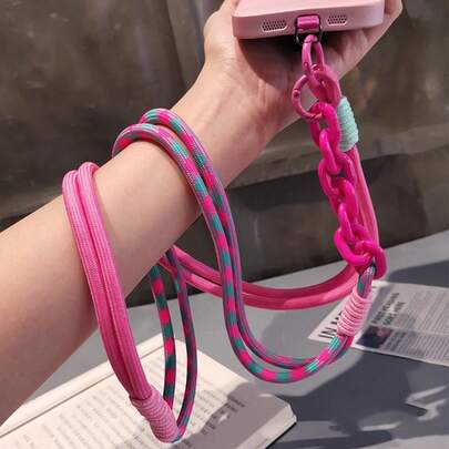 Bolso bandolera con correa larga para teléfono con cordón con abeja, de moda para viajes al aire libre