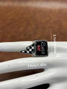 Colier cu pandantiv creativ, stil retro Western Cowgirl la modă, cercei, inele, potrivit pentru femei și fete, pentru a se potrivi ținutelor zilnice, accesorii de petrecere, bijuterii cadouri pentru familie/prieteni/timp personal