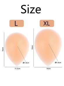 2 件女士性感隐形设计可重复使用臀部硅胶垫，用于物理增强臀部两侧并塑造身体，支撑臀部和臀部贴片以显示增大，适合各种体型的女士 - 彩色 - 查看 3