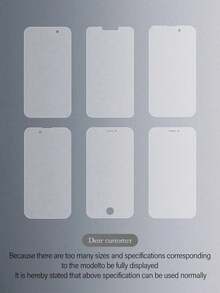 3pcs Tempered Glass Screen Protector, Compatible With IPhone 7/8/X/XR/11/12/13/14/15/16/16e/17 Series - Ultra Clear, 9H Hardness, Anti-Scratch, Anti-Shatter, Anti-Dust, Easy To Install, Essential For Daily Protection, Office, And Home Use, Smartphone Accessory - Clear - View 9