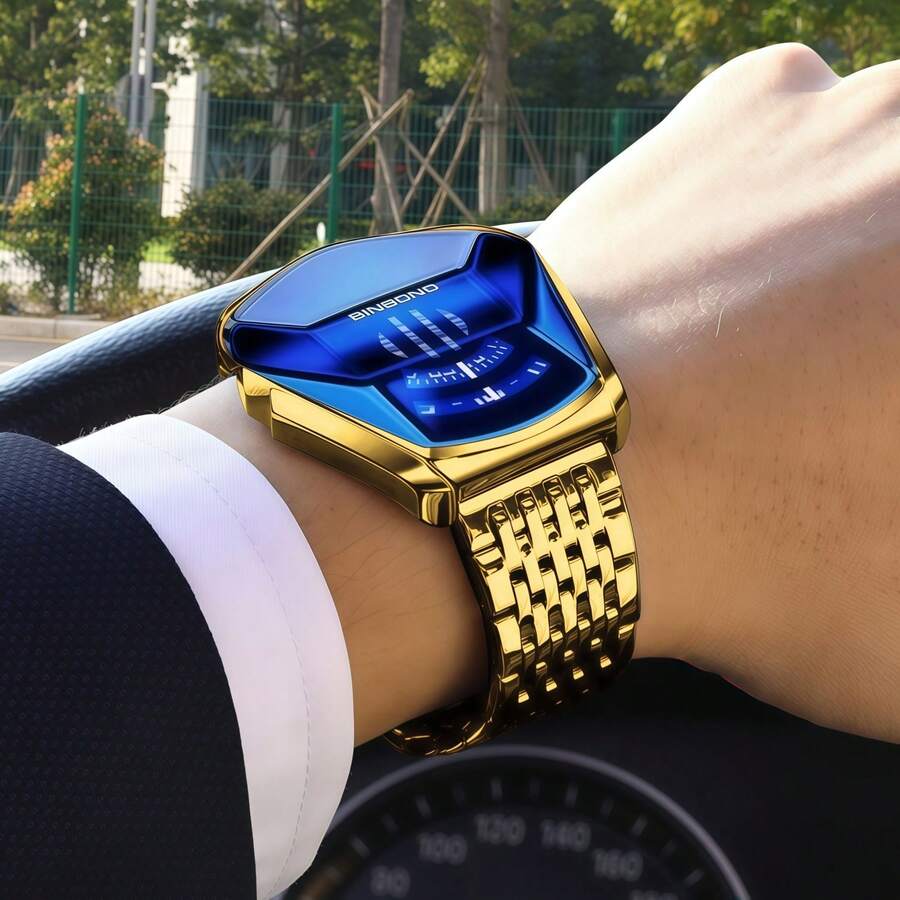 POEDAGAR New Men's Watch Fashion Luxury Creative New Concept Luminous Calendar Waterproof Small Tripod Quartz Watch Watches For Man Dad Brother Partners Birthday Holidays Exam Back To School Essentials Japan Quartz Movement - Premium Built-In Ultra-Long Battery Life - 彩色 - 查看 1