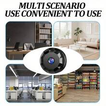 1pc Indoor Remote Hidden Camera, Wireless Indoor Camera, Suitable For Family WiFi Pet Camera, Mobile Phone Video Surveillance Camera, Baby/Pet Camera, Smart Phone Application, House Camera, 2.4 GHz WiFi Wireless Camera, Continuous Recording, Nanny Room Camera, Suitable For Bedroom, Wireless Home Monitoring System, With AI Motion Detection, Two-Way Call, Night Vision, Alarm, Compatible With Alexa. Holiday Gifts.