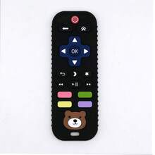 Bneseus 1pc Silicone Imitation Remote Control Teether, Cartoon Bear Design, Chewing Toy For 0-24 Months Baby Boys And Girls, Ideal Mother's Day Gift - Remote Control Bear 16 - View 23