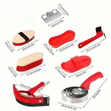 10pcs Horse Grooming Kit, Horse Brushes For Grooming