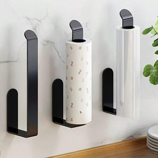 Porte-papier hygiénique sans perçage, support mural pour rouleau de papier toilette, tige porte-papier toilette, étagère de rangement pour salle de bain, accessoires de salle de bain, décoration de pièce