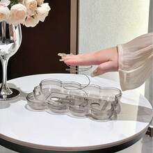 1 件亚克力创意云形纸巾盒，高美感桌面纸巾架，适用于餐厅、客厅、卧室、浴室 - 彩色 - 查看 10