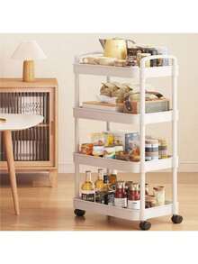 1 chiếc kệ đựng đồ ăn nhẹ nhỏ gọn, nhiều tầng, dùng trong nhà tắm, phòng ngủ, phòng khách, có thể di chuyển được. - Nhiều màu - Xem 5