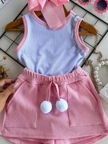 Basic Set For Girls - Бебешко розова - Преглед 5