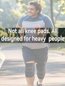1对超大尺寸护膝，男女通用设计，温暖舒适，为超重用户提供膝盖支撑。适合体重不超过150公斤的用户。适用于跑步、篮球、跳绳和健身运动。 - 彩色 - 查看 9