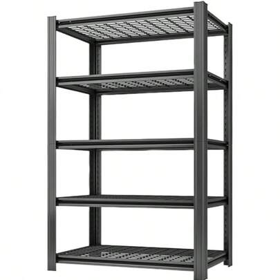 XinEstanteria Metalica De 5 Niveles Estantes De Almacenamiento Ajustables 72 Pulgadas De Alto X 35.43 Pulgadas De Ancho X 15.8 Pulgadas De Profundidad Estantes De Garaje Resistentes Para-K
