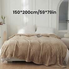 1pc Throw Blanket, Bedding, Cozy And Warm Blanket, Lightweight Soft And Comfortable, Solid Color Series, Minimalist And Stylish Design, Suitable For Sofa, Bedroom, Living Room, All-Around Comfort, Travel Use, Nap Blanket, Reference Size Image, Multiple Sizes Available, Machine Washable, Autumn Decor, Room Decor, Back To School, School Supplies